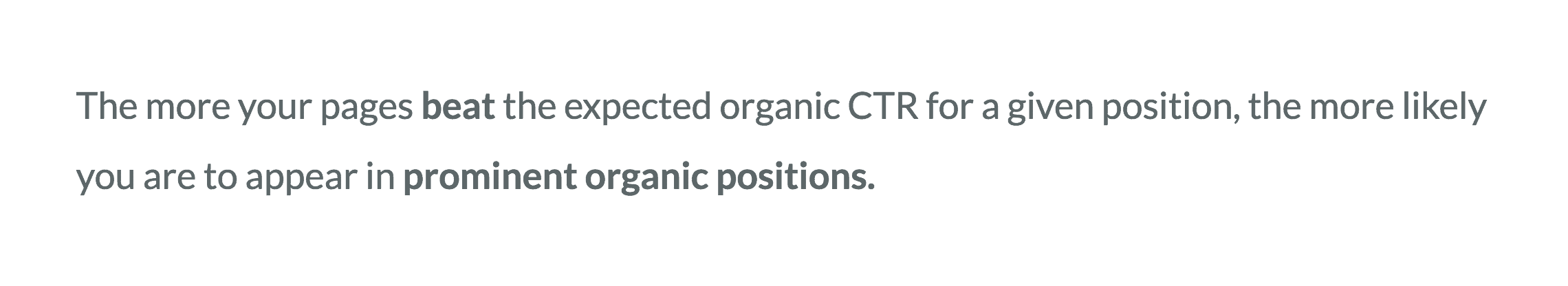 Prominent organic positions Prominent organic positions