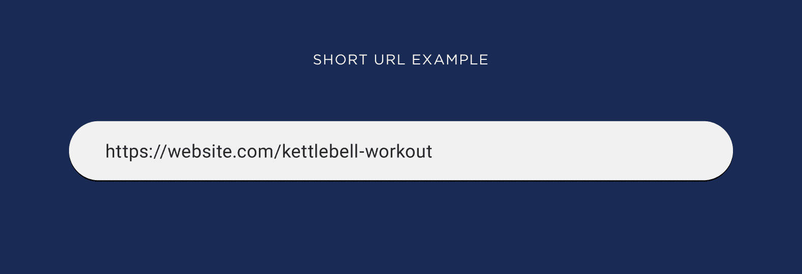 Short URL example Short URL example