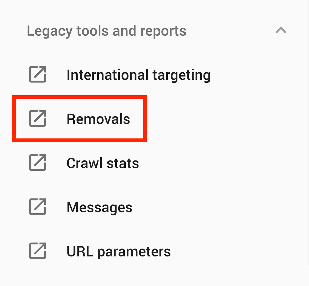 Google Search Console – Removals Google Search Console – Removals