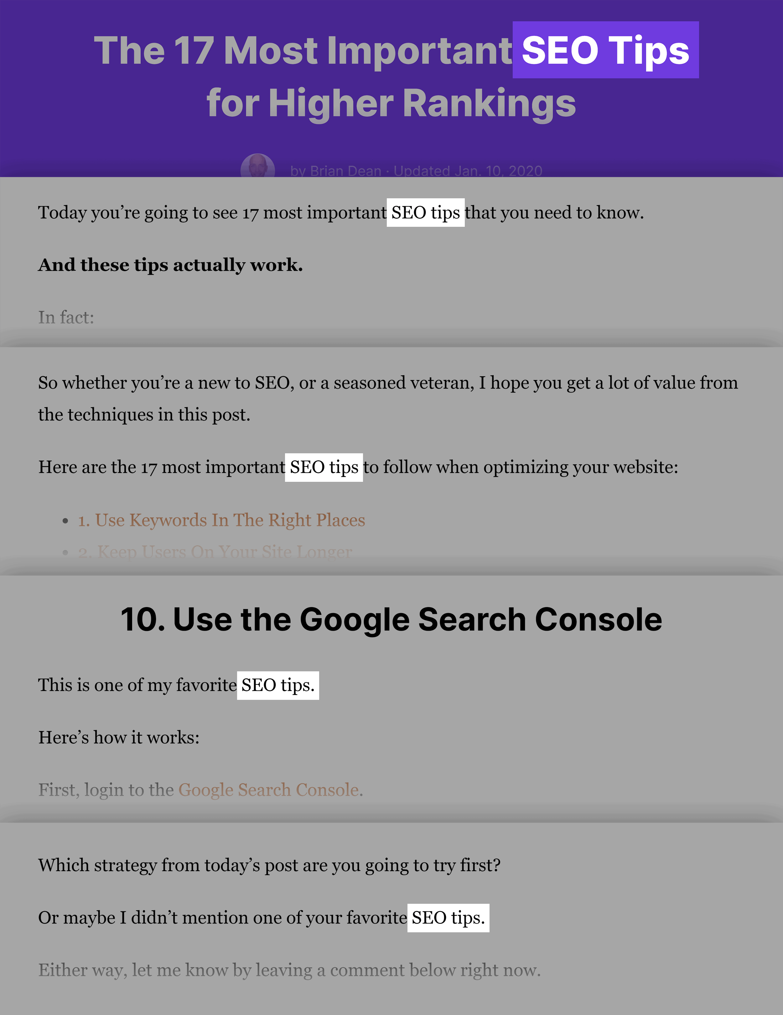 SEO Tips Keyword In Post SEO Tips Keyword In Post