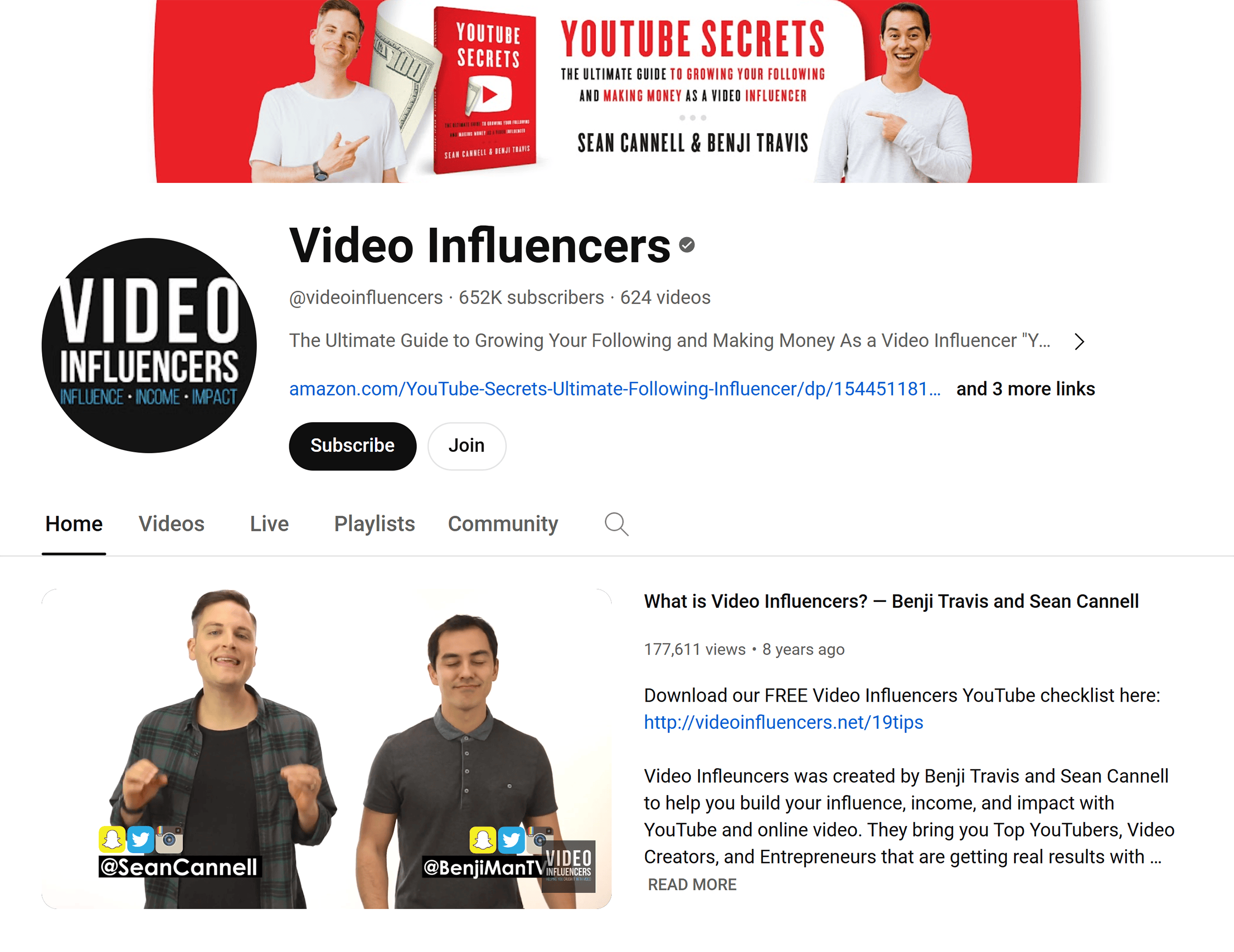 YouTube – Video Influencers YouTube – Video Influencers