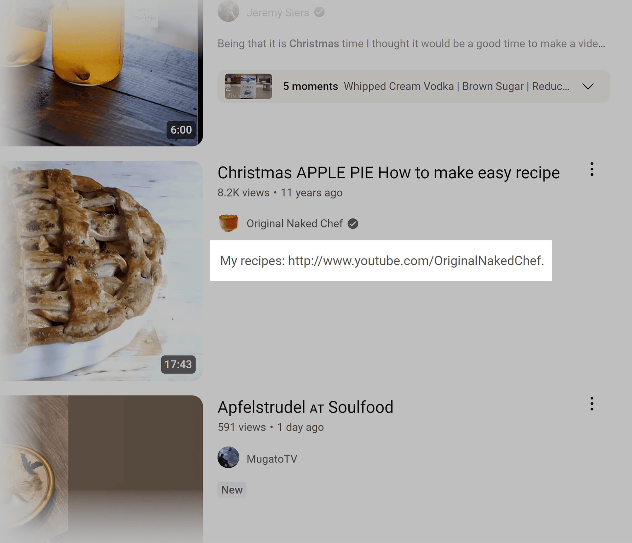 YouTube video description – No links at beginning YouTube video description – No links at beginning