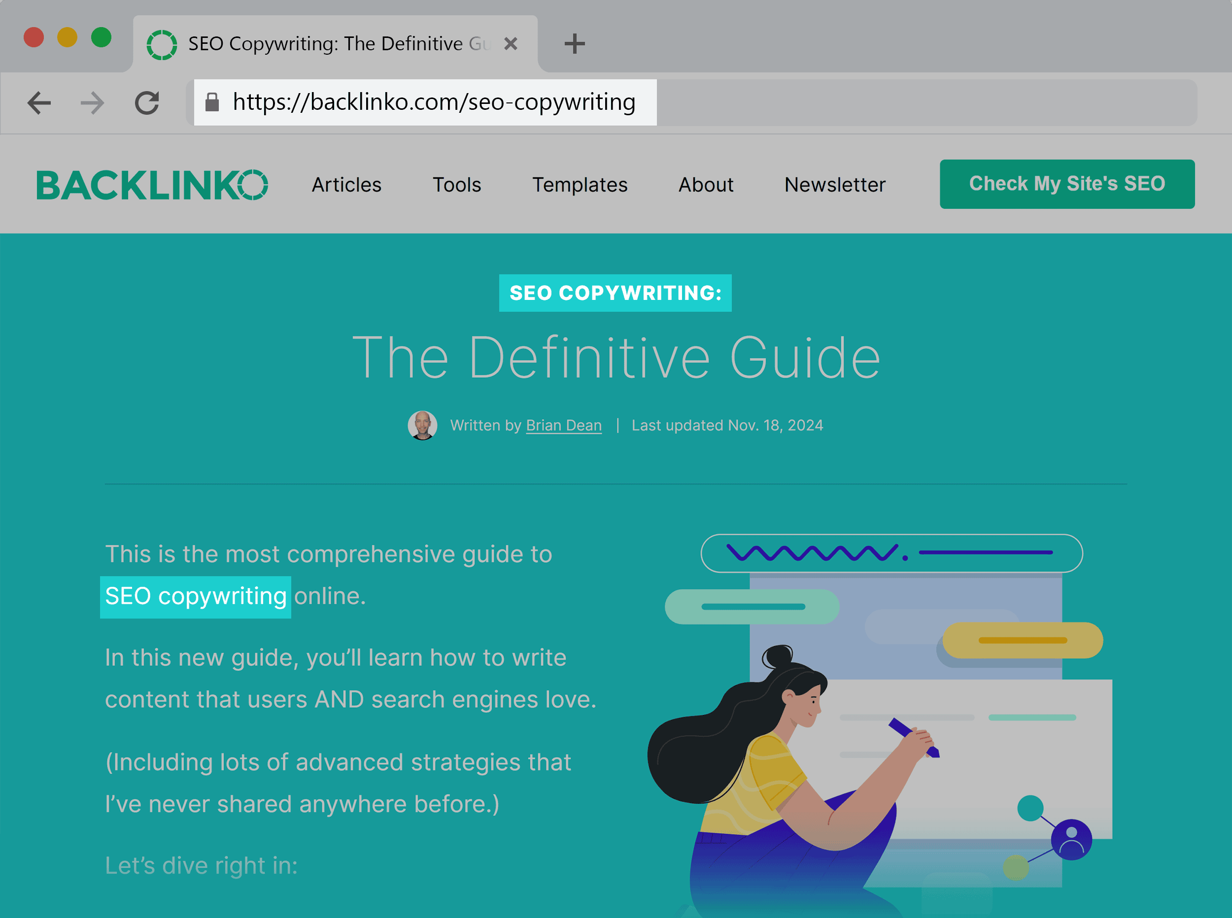Backlinko – SEO Copywriting – Google